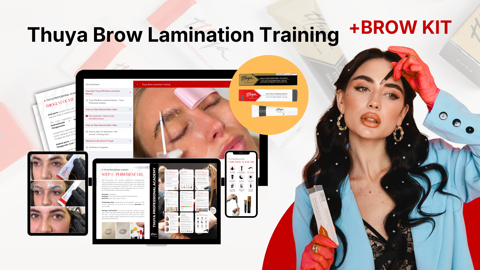 Thuya Brow Lamination Training + Brow Kit